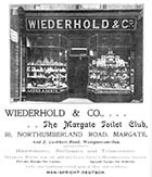 Northumberland Road/Wiederhold Margate Toilet Club No 80 [Guide 1903]